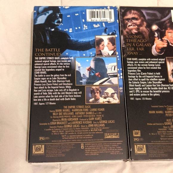 Star Wars Trilogy Special Edition VHS tapes - Picture 13 of 15